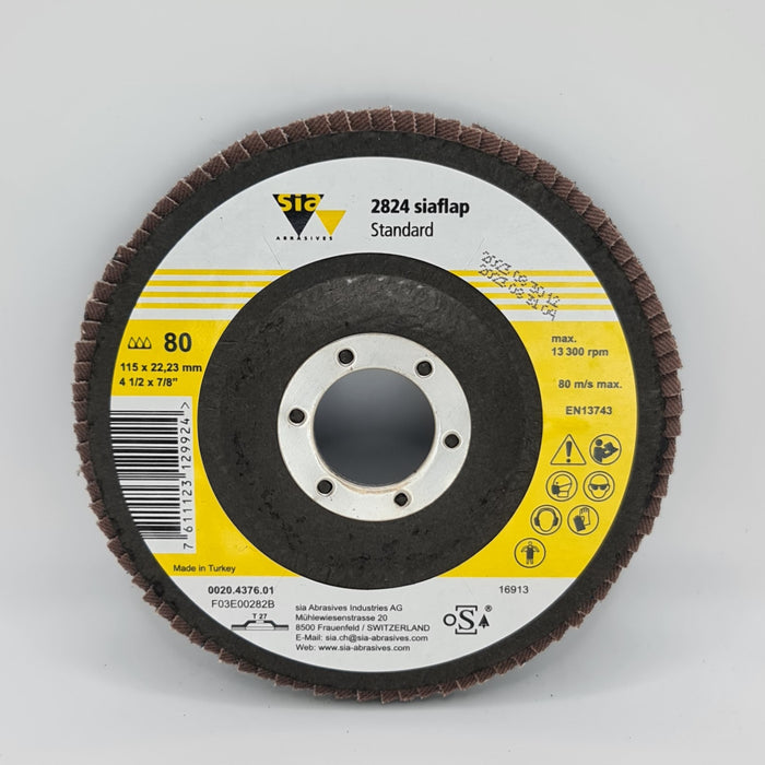 SIA FLAP DISC 4.5'' X 80G